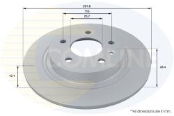 COMLINE Disc frana COMLINE ADC1154 - piesa-auto