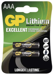 GP Batteries B15112 (LR03/HR03) AAA mikro ceruza lítium elem 2db/bliszter