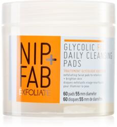 Nip + Fab Glycolic Fix tisztító vattakorong 60 db