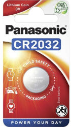 Panasonic CR2032 3V lítium gombelem 1db/csomag - tobuy