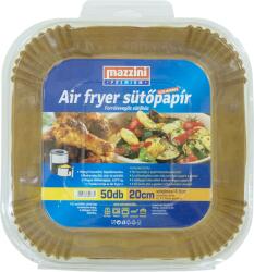  Mazzini Prémium sütőpapír 50db Air Fryer szögletes 20cm