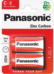 Panasonic RedZinc R14RZ/2BP C/baby cink-mangán tartós elem 2 db/csomag