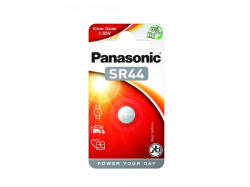 Panasonic SR-44 1, 55V ezüst-oxid óraelem 1db/csomag