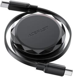 ACEFAST C13-03 USB-C - USB-C 60W Kábel Visszahúzható - Fekete