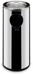 ALDA Cos de gunoi metalic de exterior Marco cu scrumiera, volum 34 l, inox lucios M1139149 Cos de gunoi