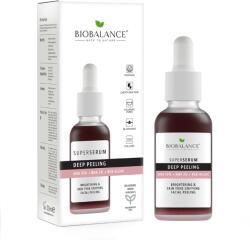 BIOBALANCE Super Serum Exfoliere Profunda cu AHA 10% + BHA 2% + Extract de Alge Rosii, 30 ml, Bio Balance