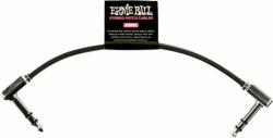 Ernie Ball Flat Ribbon Stereo Patch Cable 15 cm Oblic - Oblic Cablu patch (P06408)