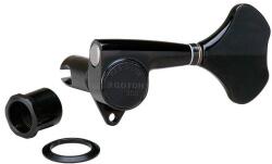 Gotoh GB350 L2+R2 Crom negru Cheiță pentru chitară bas (GB350-L2+R2-B)