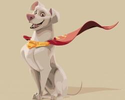 Zuty Picturi pe numere Sitting Krypto (DC League Of Super-Pets) (M10-050-040-606371) Carte de colorat