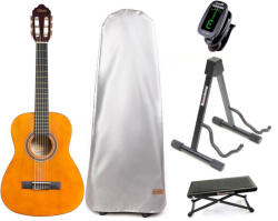 Valencia VC102 Premium SET Natural Klasszikus gitár