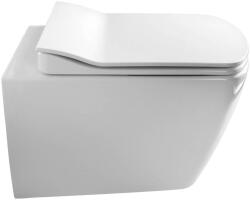 SAPHO GLANC WC-ülőke, Slim soft close, duroplast, fehér (GC5030) (GC5030)