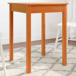 vidaXL viaszbarna tömör fenyőfa ebédlőasztal 55 x 55 x 75 cm (844468)