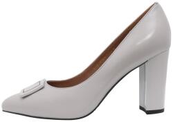 Epica Pantofi dama, Epica, C03L129-UR1864-ZY45A-50-N-Gri, elegant, piele naturala, cu toc, gri (Marime: 38)