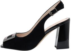 Epica Sandale dama, Epica, K3K320107A-01-I-Negru, elegant, piele intoarsa, cu toc, negru (Marime: 35)