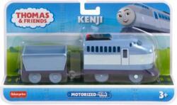 Mattel Thomas locomotiva motorizata Kenji cu vagon HHN40 Trenulet