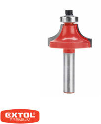 Extol Premium 8802105 lekerekítő marófej, keményfém lapkás R6, 3×D25, 6×H11 (8mm szár, csapágyazott) (8802105)