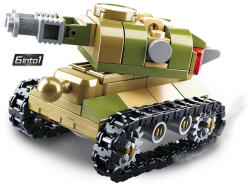 Sluban építőkészlet Builder M38-B0636 6into1 King of Land Force Tank 110 db (M38-B0636-1-CI6)