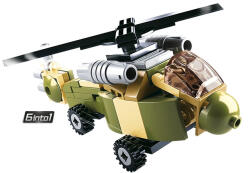 Sluban építőkészlet Builder M38-B0636 6into1 King of Land Force Helikopter 66 db (M38-B0636-1-CI4)