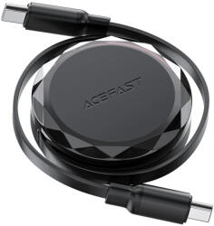 ACEFAST USB-C - USB-C Kábel - 0.8m 60W - Fekete (C13-03)