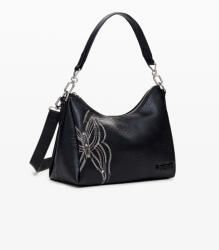 Desigual csónak kézitáska pillangó mintás fekete