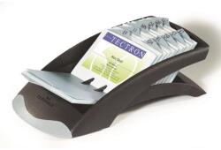 Durable Névjegykártyatartó, műanyag, 200 db-os, A-Z regiszterrel, fekvő, DURABLE, "VISIFIX®", fekete (241301) - tonerpiac