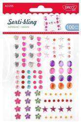 Daco Strasszkő, öntapadós 100 db/csomag Daco "Sorti bling" vegyes (DACO00038)