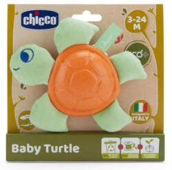  Chicco Baby Turtle Eco+ bébiteknős rágókás textiljáték 3 hó+