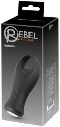 Rebel - vibrációs makkvibrátor (fekete) - shop