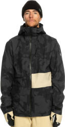 Quiksilver S Carlson Stretch Quest férfi snowboard kabát XL fekete