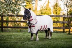 Horseware Ireland Rambo Petite Hoody póni-légytakaró homok/meggy - 95 cm