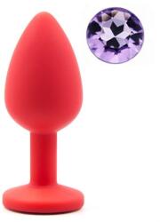 Guilty Toys Dop Anal Silicone Buttplug. Small. Rosu/Mov Deschis. Guilty Toys