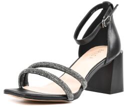 Epica Sandale elegante dama, piele naturala, F86416-8542-1848A, negru