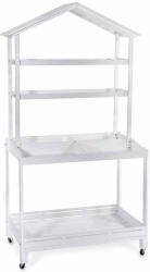 Decorer Raft tip expozor lemn alb 100x60x194 cm (A51.55.87)