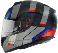 MT Helmets Atom SV Gorex C12 Titan Matt Cască Moto Flip-Up ECE 22.05 1750gr cu Sunvisor MTH000KRA424 (MTH000KRA424)