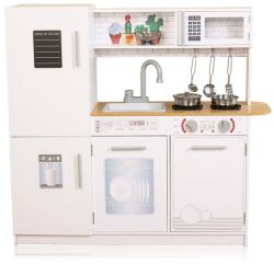 Chipolino Bucătărie din lemn Chipolino - Cu 5 oale metalice (DIWH02405553) Bucatarie copii