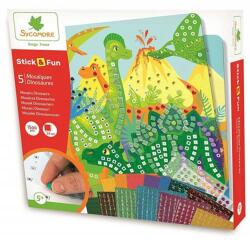 D'Arpeje Stick N Fun Set de creare imagini mozaic cu dinozauri (CRE7007)