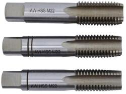 AWTOOLS kézi menetfúró M16 x 2 mm 3 db-os szett (AW20263)
