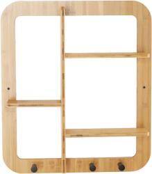 4home Artid 2 falipolc, bambusz, 52 x 10 x 59, 5 cm