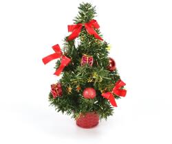 4home Lisa díszített karácsonyfa piros, 30 cm