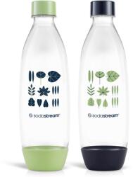 SodaStream Fuse Green/Blue palack 2x 1 l, mosogatógépben mosható