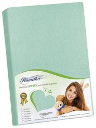 Bellatex Kamilla dzsörzé lepedő, világoszöld, zöld, 200 x 220 cm