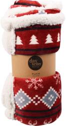 4-Home Winter takaró piros, 130 x 160 cm