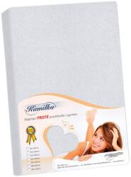 Bellatex Kamilla frottír lepedő, világosszürke, világosszürke, 160 x 200 cm