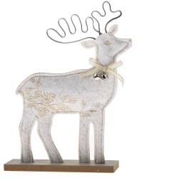 4home Karácsonyi dekoráció Szarvas csengővel, 16 x 22 x5 cm