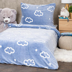 4home Világító ágynemű mikroflanel Cloud , 140 x200 cm, 70 x 90 cm