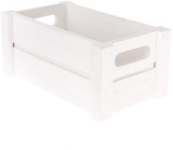 4-Home Karasi fadoboz, fehér, 21, 5 x 12, 5 x 9, 5 cm