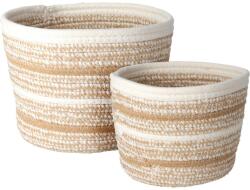 4-Home Nature pamut fonottkosár készlet, 2 db