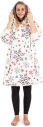 4Home Snowflakes mikroplüss gyapjú hatású takarópulóver, fehér, uni S - gyerek