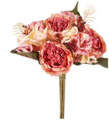 4-Home Bazsarózsa csokor, régi rózsaszín, 20 x 26 cm