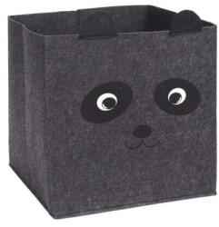 4-Home Hatu Pandás dekorkosár, 32 x 32 x 32 cm
